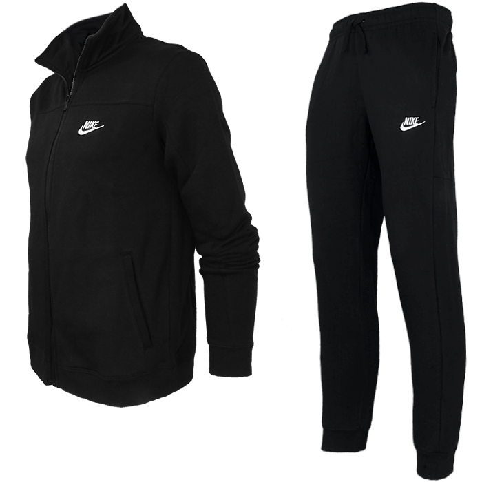 Nike Sportswear Fleece men tracksuit dark red gray sports suit jogging