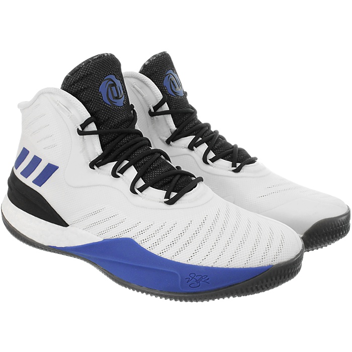 Adidas D Rose 8 men's basketball shoes boots blue white black airmesh