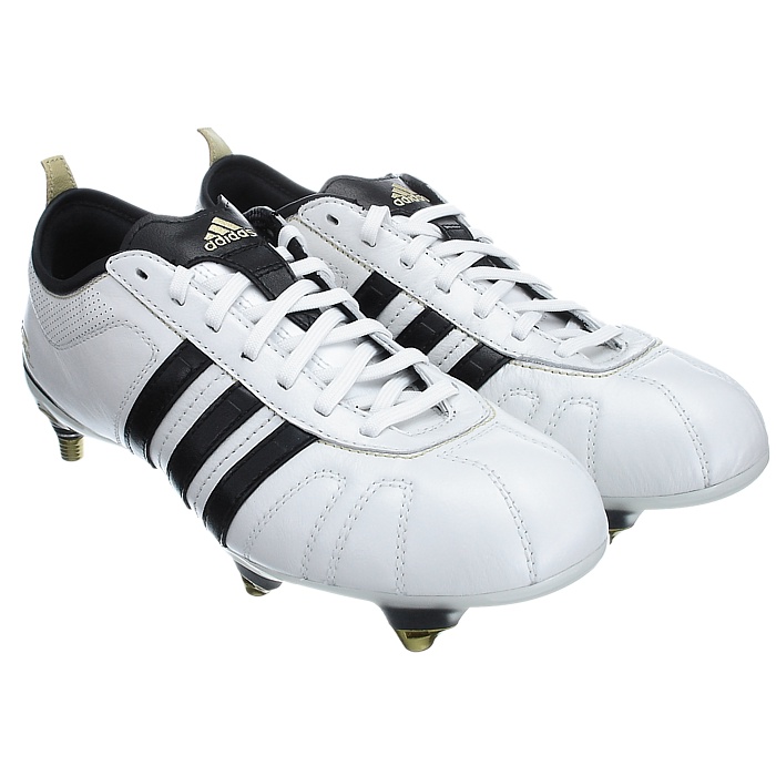 Adidas ADIPURE IV SG white blue black studs cleats football boots eBay