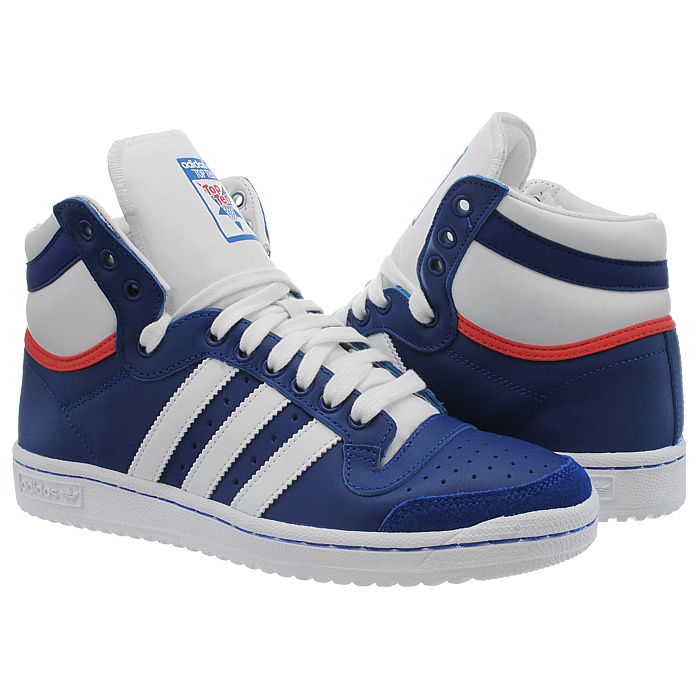 Adidas Top Ten Hi Herren hightop Sneakers blau/weiß Freizeitschuhe