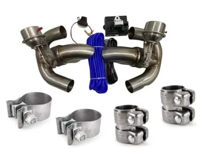 Porsche 986 Boxster (Spyder Performance) Exhaust Bypass Valve Set With