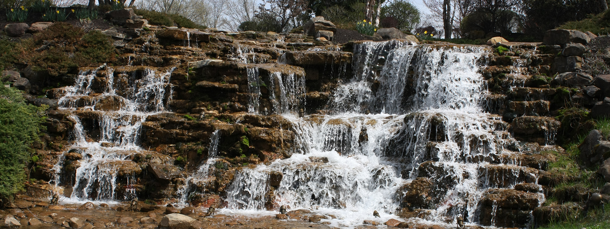 Spyglass Falls. A residential community in Fishers, Indiana