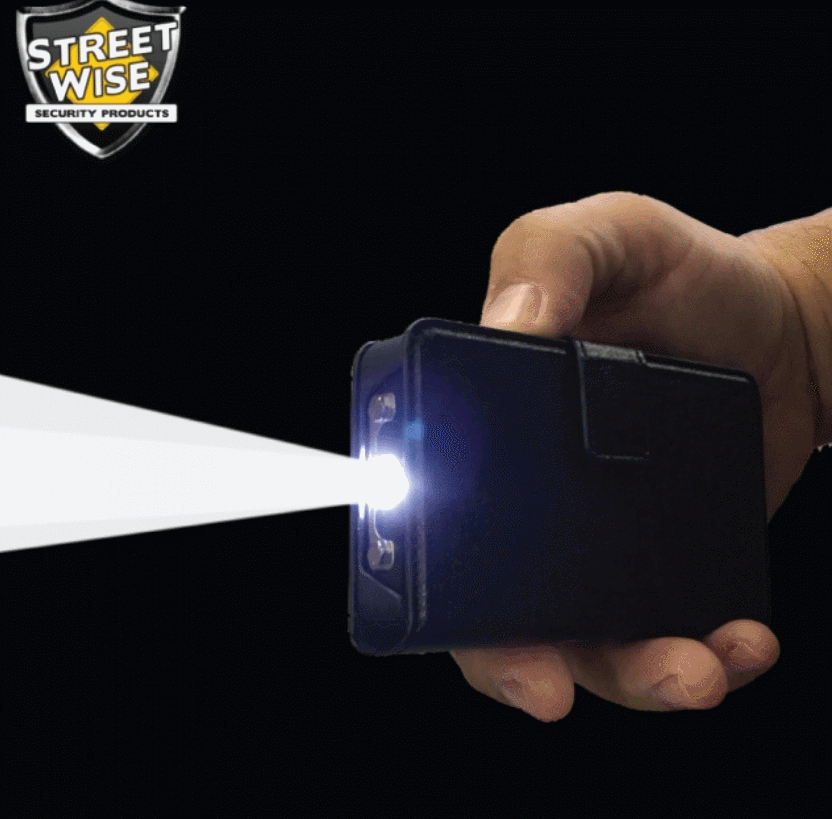 Streetwise JUSTinCASE Stun Gun + Mirror + Flashlight + Power Bank Spy