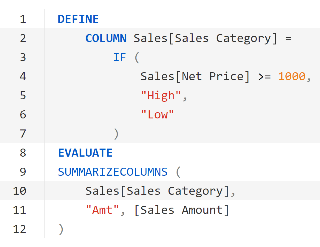 Introducing DEFINE COLUMN in DAX queries SQLBI