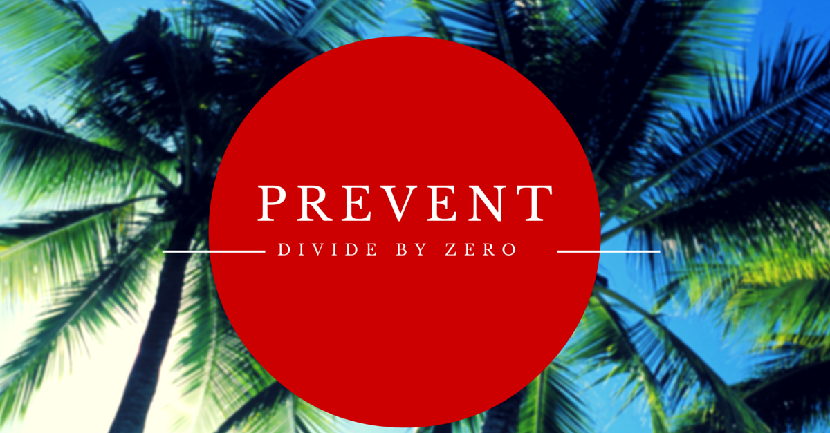 Prevent Divide by Zero in SSRS SQLBlog Nederland
