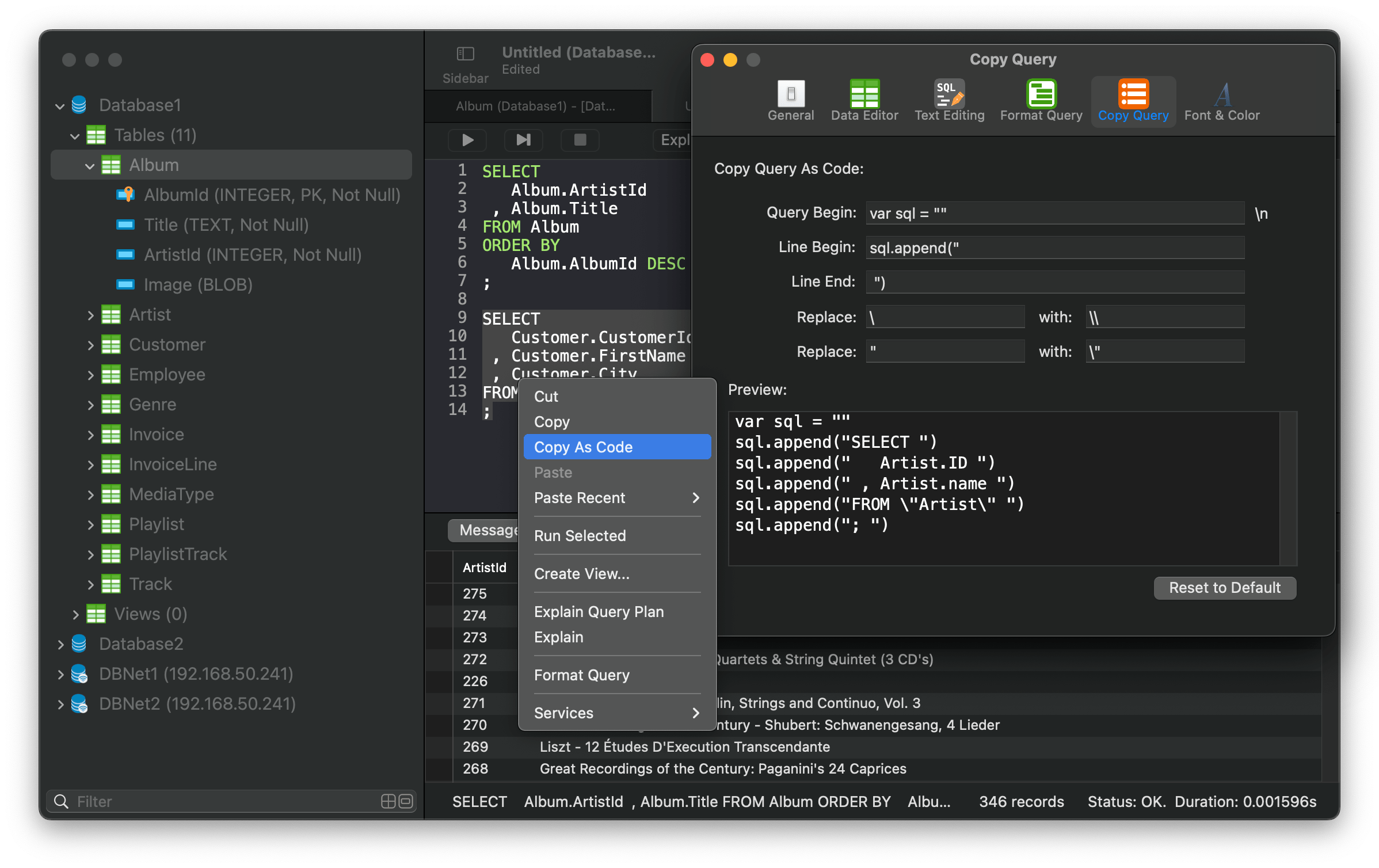 SQLiteFlow SQLite Editor for Mac & iOS