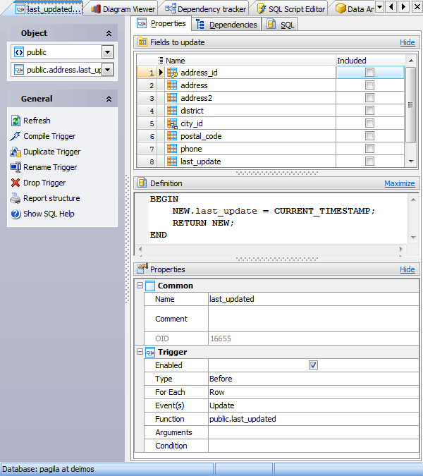 PostgreSQL GUI Admin Tool Postgres manager for Windows by SQL Maestro