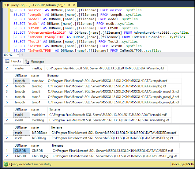 Executing TSQL Statements Against All Databases in SQL Server