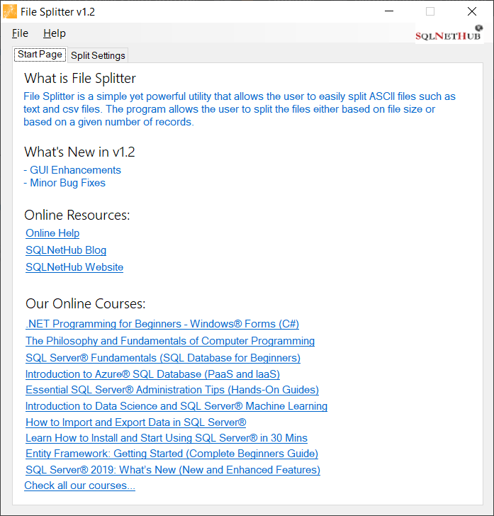 File Splitter Easily Split ASCII Files into Smaller Files