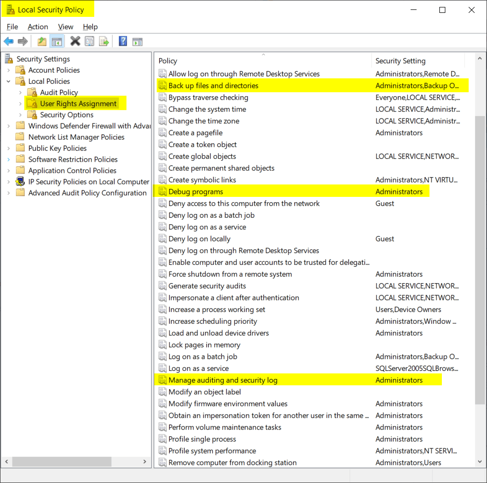 Rule "Setup account privileges" failed How to Resolve