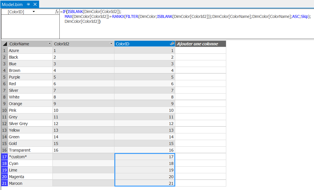 Adding a dynamic ColumnId to a DAX Calculated Table SQLServerCentral