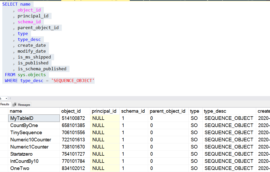 The Basics of Using a Sequence as a Table Default SQLServerCentral