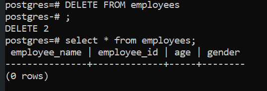 PostgreSQL DML Statements SQLServerCentral