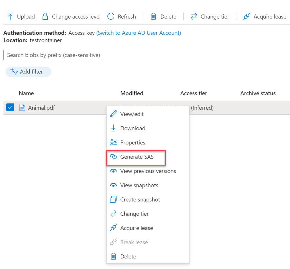Understanding Shared Access Signature and Access Policy in Azure