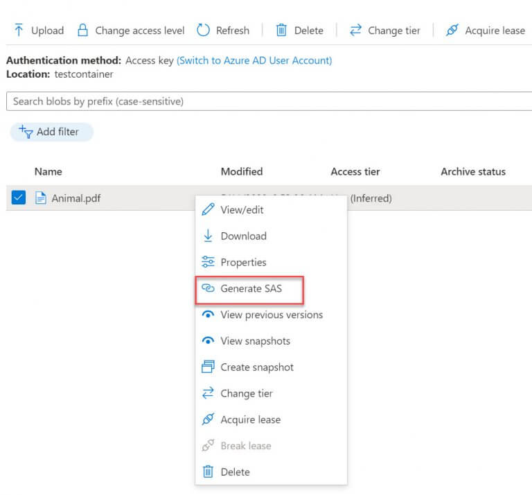 Understanding Shared Access Signature and Access Policy in Azure