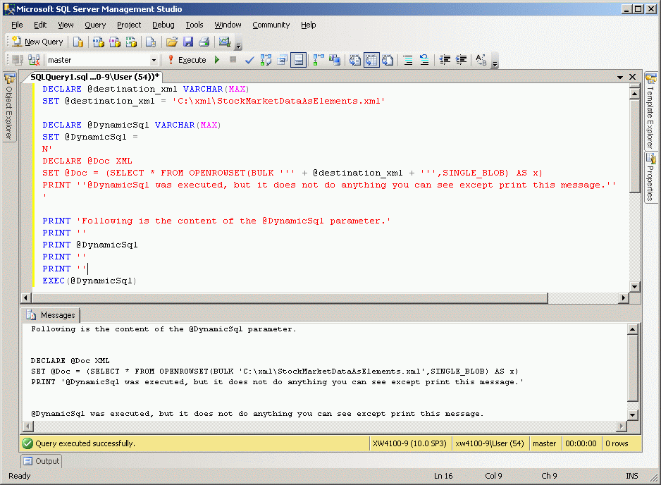 Working With Xml Data In Sql Server
