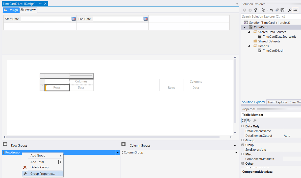 Reporting in SQL Server How to use pivot tables and date calculations