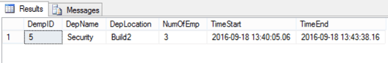 How to track the history of data changes using SQL Server 2016 System