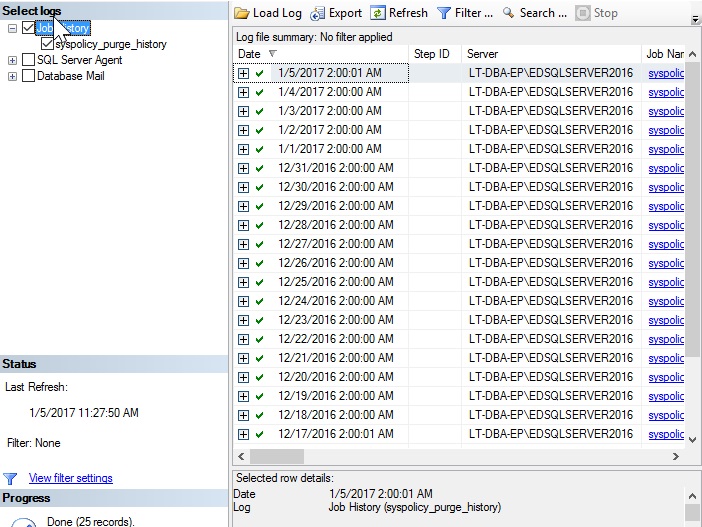 Job History Table In Sql Server at Patrick Jones blog