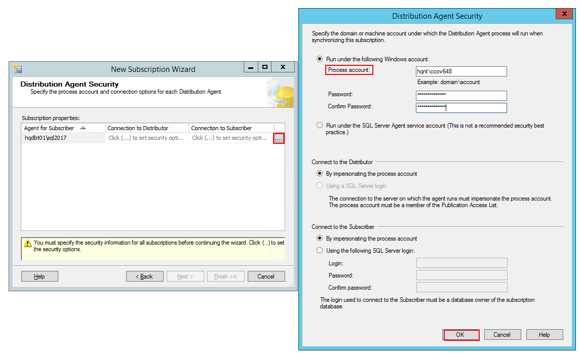 SQL Replication Basic setup and configuration
