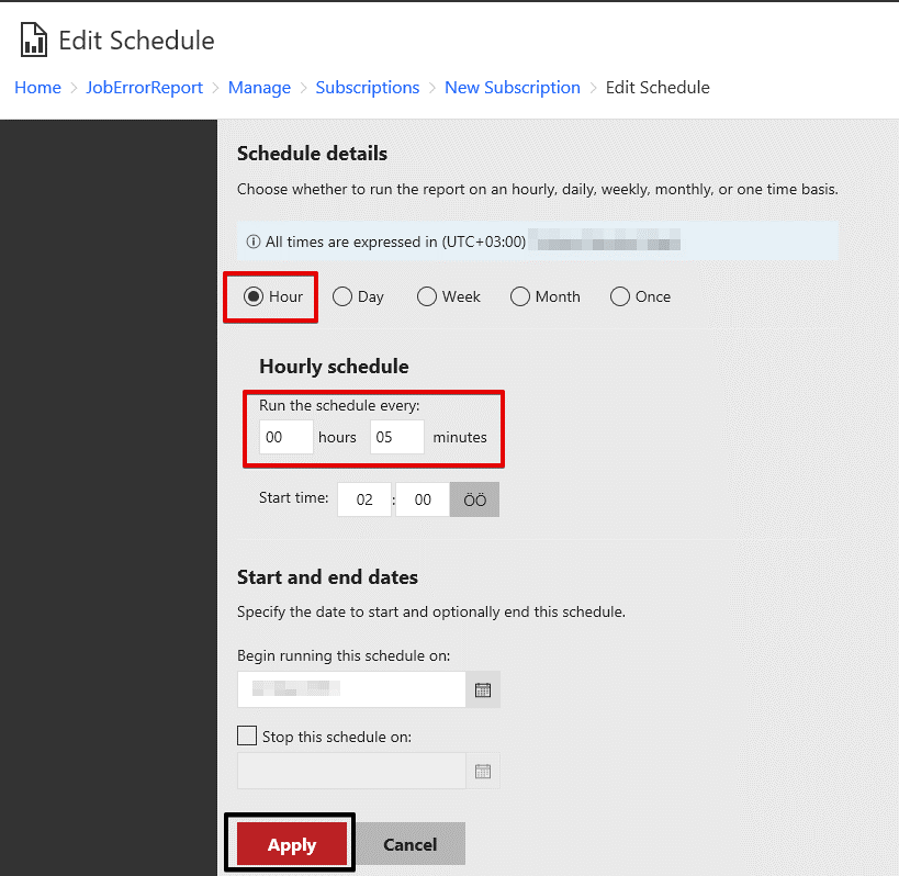 How to create a mail alert with SQL Server Agent for job failures