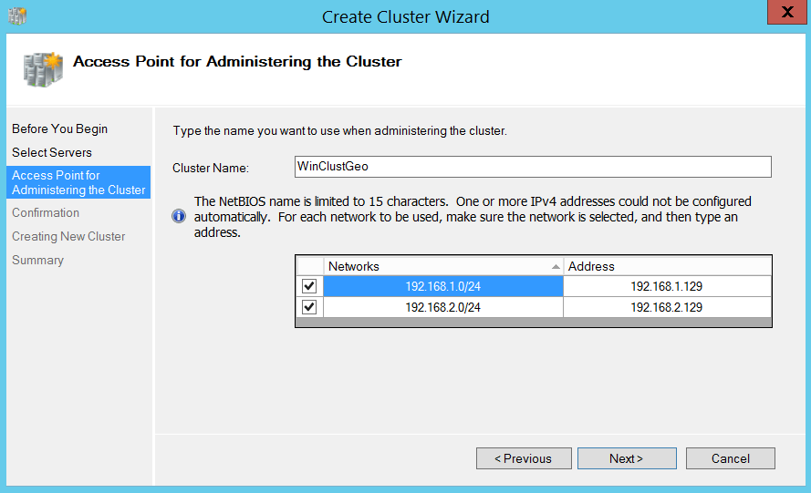 Simulating a Multi cluster for setting up SQL Server Always On Availability Groups lab