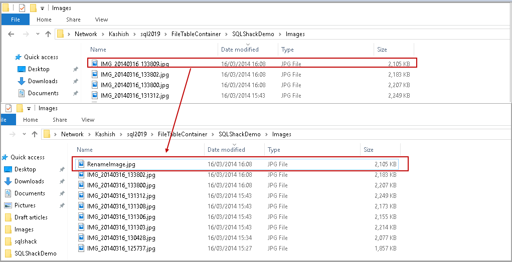 Managing Data in SQL Server FILETABLEs