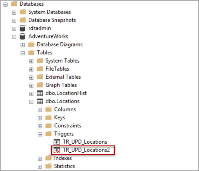 Triggers in SQL Server