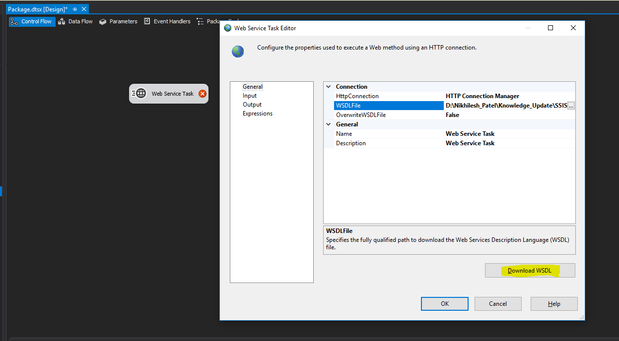 SSIS Web Service Tasks