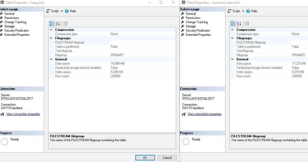 Clustered Index vs. Heap in SQL Server