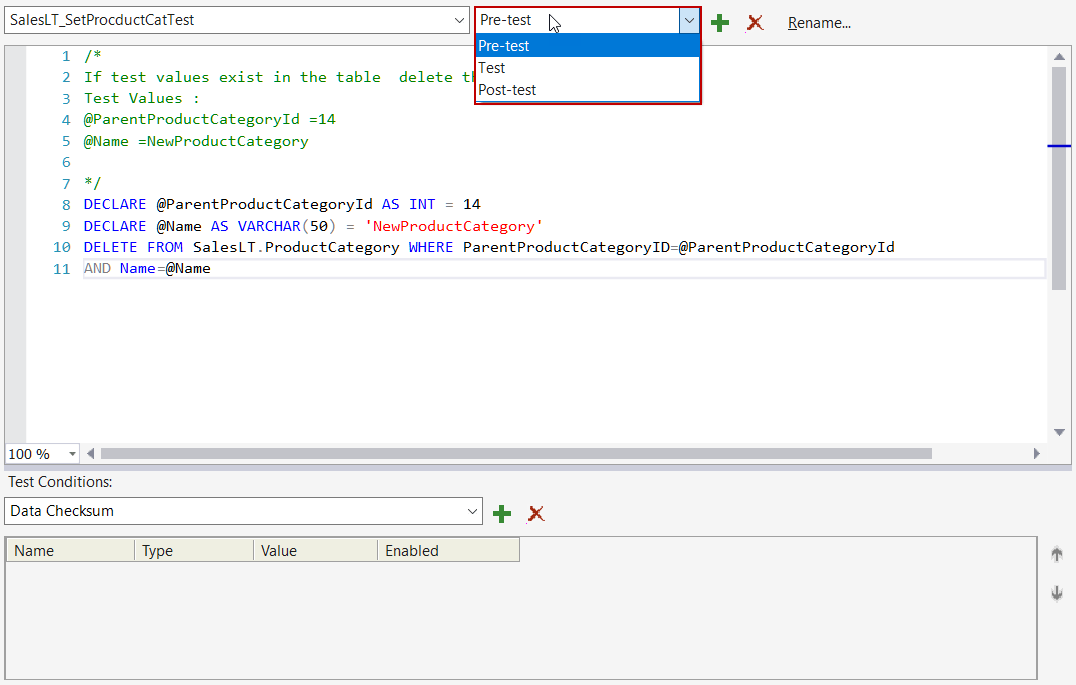 SQL Unit Testing with SSDT (SQL Server Data Tools)