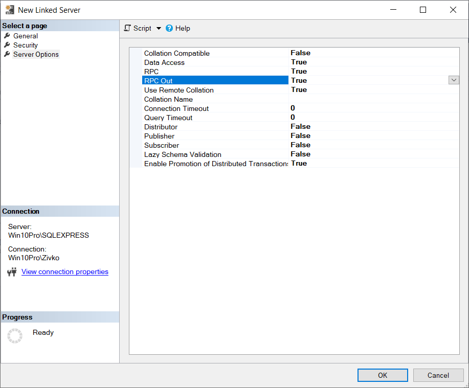How to create and configure a linked server to connect to MySQL in SQL Server Management Studio