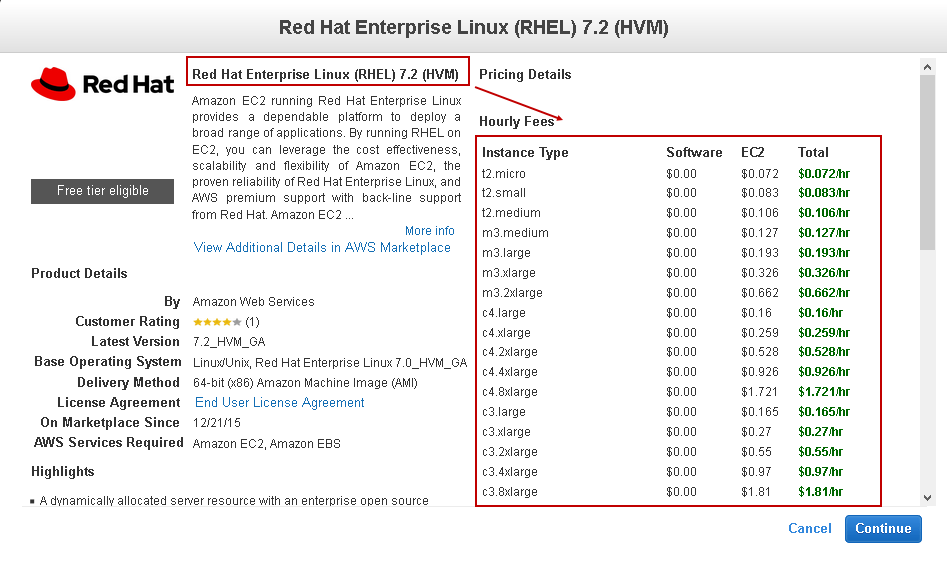 Red Hat Ec2 Pricing at Peggy Mcclellan blog