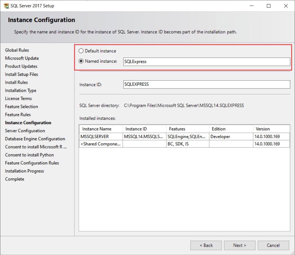 How to install SQL Server 2017 Express edition