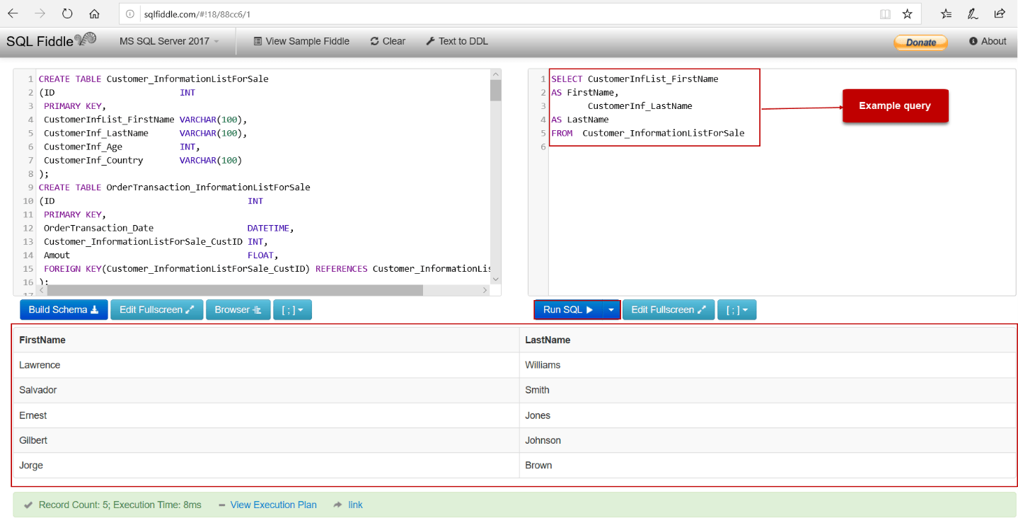 SQL AS keyword overview and examples