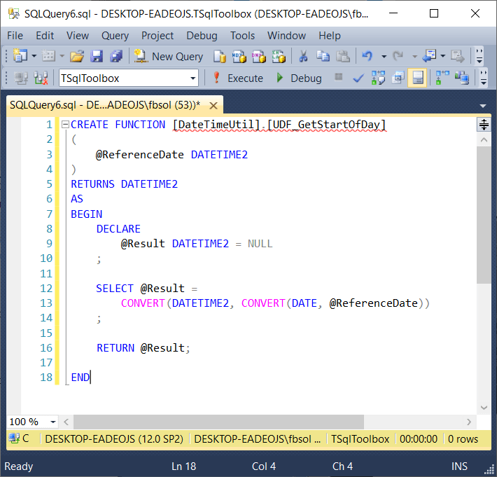 Solve Time Zone, GMT, and UTC problems using the TSQL Toolbox database