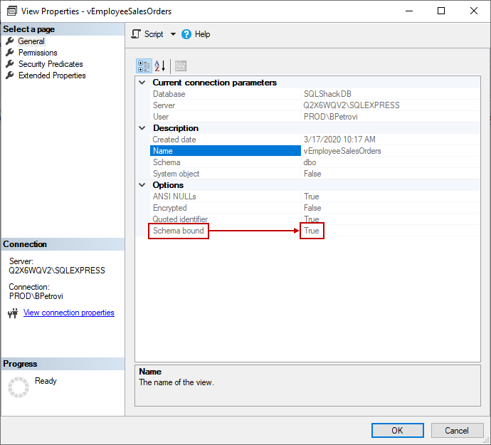 CREATE VIEW SQL Working with indexed views in SQL Server