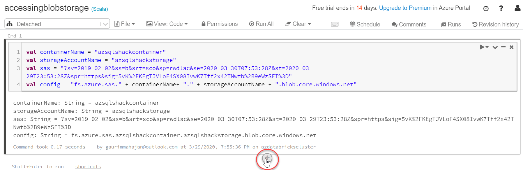 Accessing Azure Blob Storage from Azure Databricks