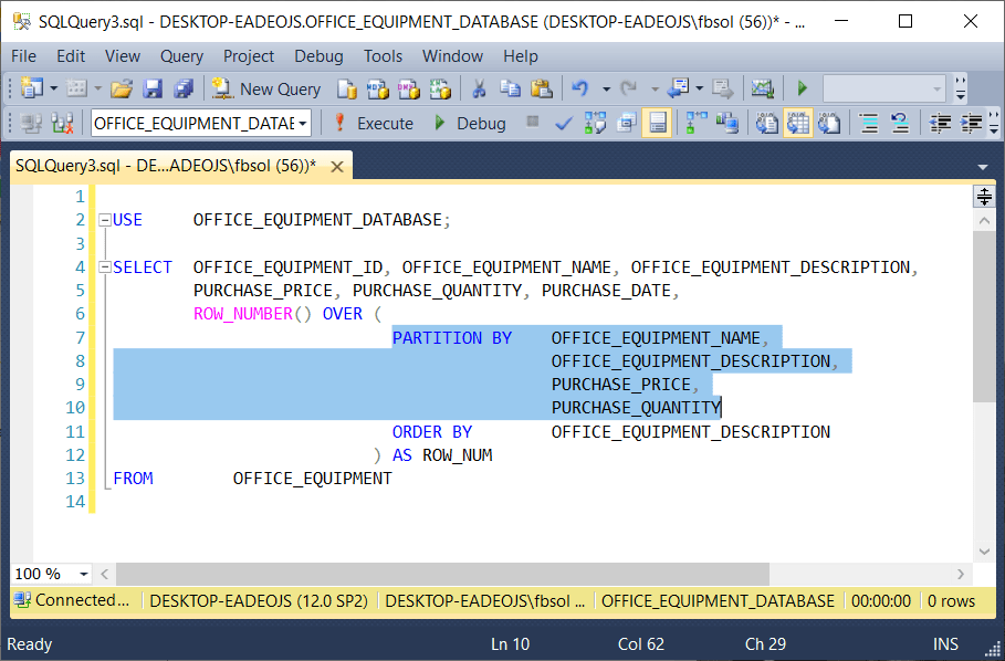Lever TSQL to handle duplicate rows in SQL Server database tables