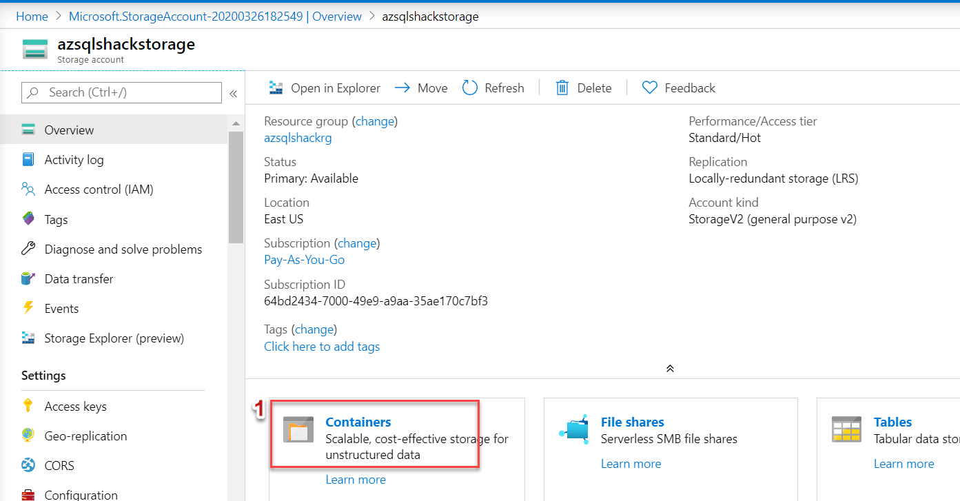 How To Read Json File From Storage Blob Container With Azure Function