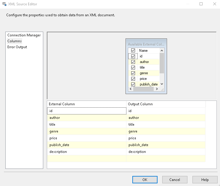 Import XML documents into SQL Server tables using SSIS packages