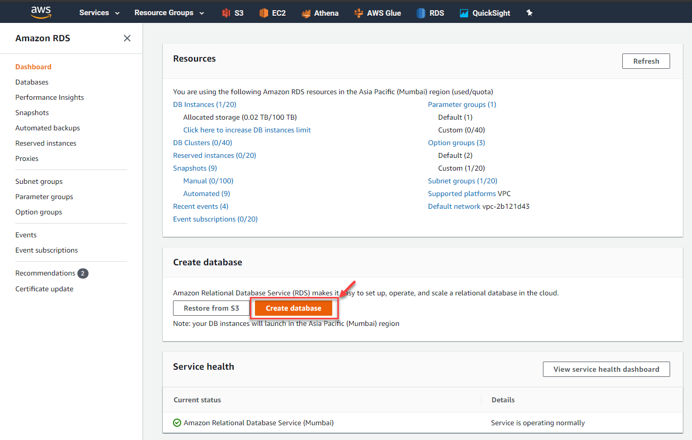 mysql rds_如何为MySQL配置Amazon RDS环境 程序员大本营