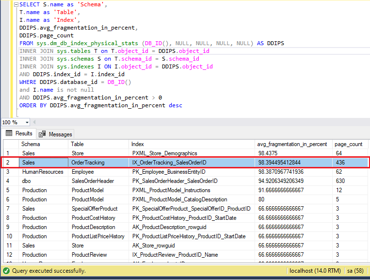 How To Find Table And Index Fragmentation In Oracle