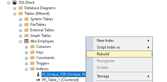 Difference between Unique Indexes and Unique Constraints in SQL Server