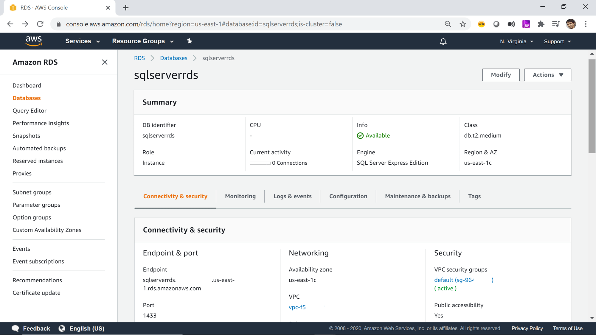 How to connect AWS RDS SQL Server with AWS Glue