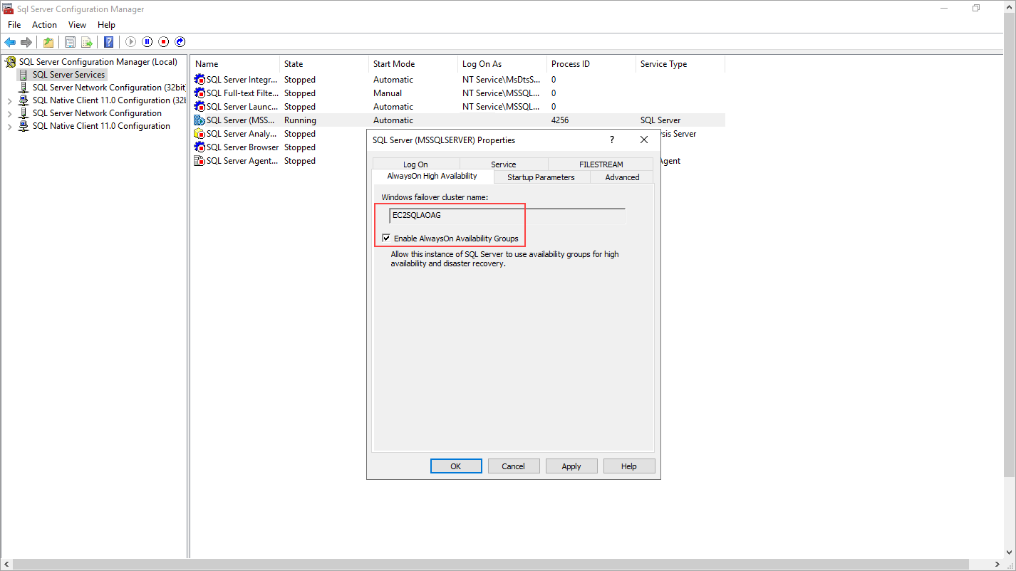Configuring SQL Server Always On Availability Groups on AWS EC2