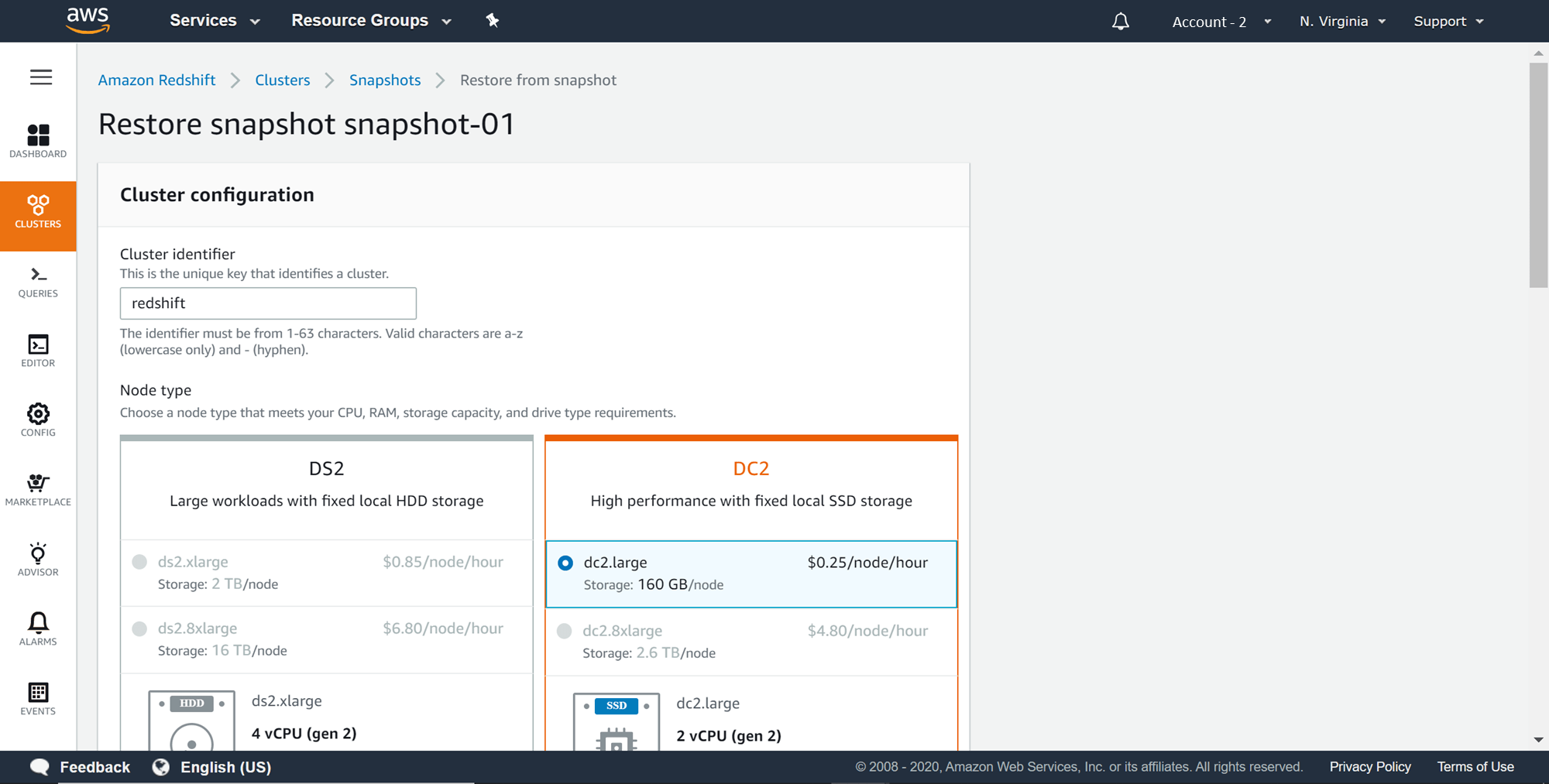 Share AWS Redshift data across accounts