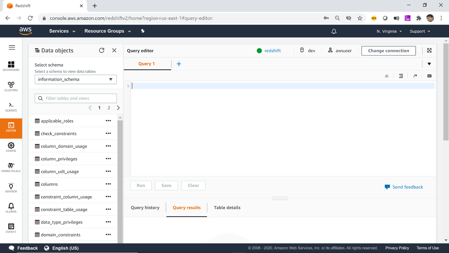 aws redshift_AWS Redshift入门CSDN博客