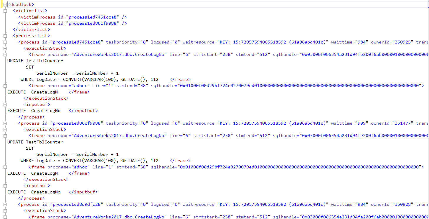 How to resolve deadlocks in SQL Server