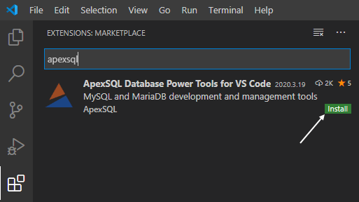 Visual Studio Code for MySQL and MariaDB development